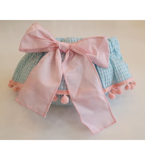 Phi Phi Geruite Bloomer Aqua/Roze