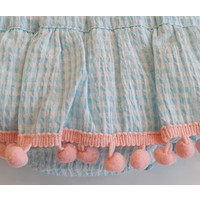 Phi Phi Geruite Bloomer Aqua/Roze