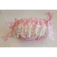 Phi Phi Bloomer Roze met Creme Polkadots