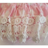 Phi Phi Bloomer Roze met Creme Polkadots