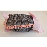 Phi Phi Geruite Bloomer Zwart/Wit