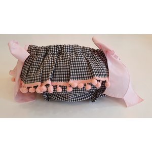 Phi Phi Geruite Bloomer Zwart/Wit