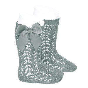 Condor Open kniekousen met strik groen