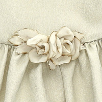 Monnalisa Monnalisa Jurk Sparkle met Roosjes