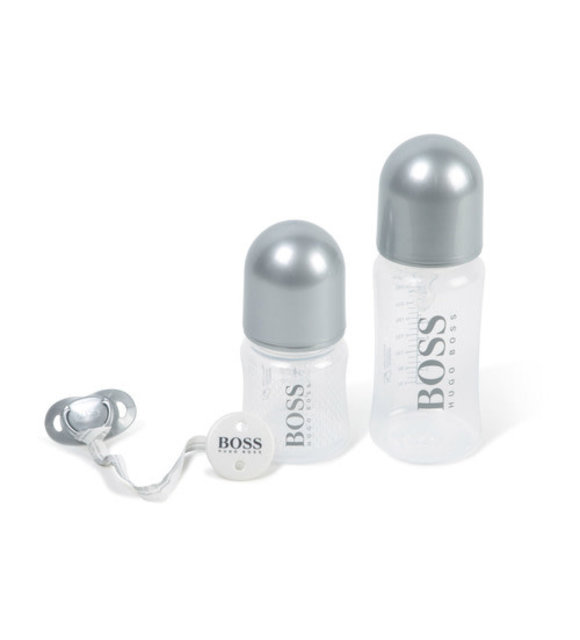 Hugo Boss Hugo Boss Cadeauset Fles, Speen, Clip en Doosje Zilver