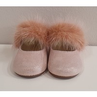 Babywalker Babywalker Ballerina's met Bontje Dusty Roze