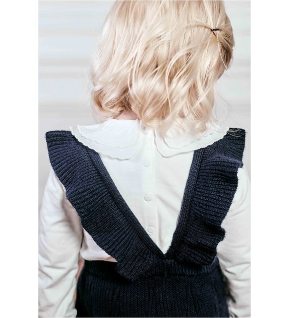 Tartine et Chocolat Tartine et Chocolat Romper met Kraagje Wit