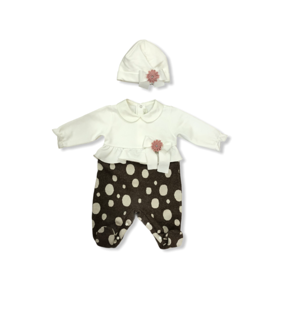 Barcellino Babypakje met muts Barcellino Babypakje met muts