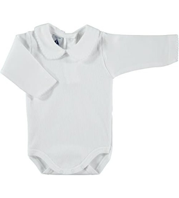 Babidu Babidu Romper met Kraagje Wit