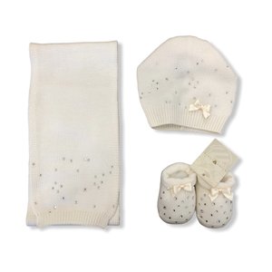 La Perla-Story Loris Muts, sjaal en sokjes creme