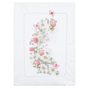 Sofija Dekentje met bloemen