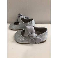 Eli Ballerina's met strik zilver