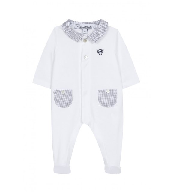 Tartine et Chocolat Babypakje met blauw ruitje