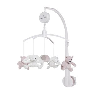 Baby&#039;s Only Muziekmobiel Sense roze/wit