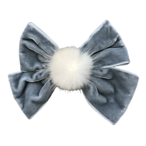 Meia Pata Velvet strik met bontje