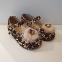 Babywalker Ballerina's luipaard strass