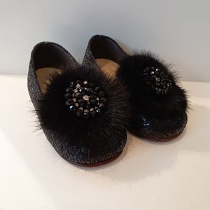 Babywalker Ballerina's met bontje