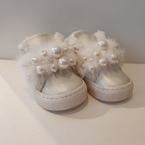 Babywalker Sneakers met parels