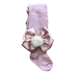 Meia Pata Maillot met strik en bontje