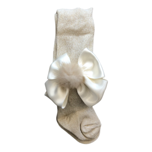 Meia Pata Maillot met strik en bontje