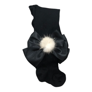 Meia Pata Maillot met strik en bontje