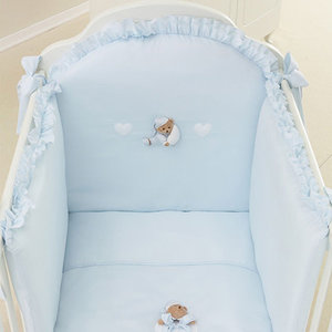 Nanan Nanan 4-delige Bedset Puccio Blauw