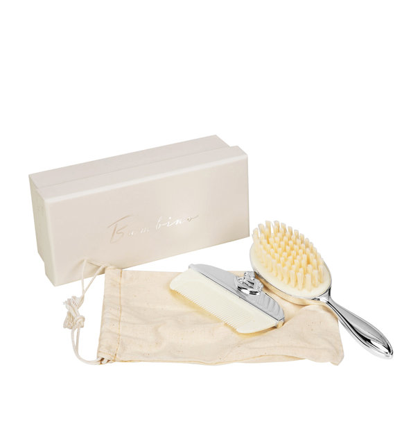 Bambino Kam en borsteltje Hobbelpaardje