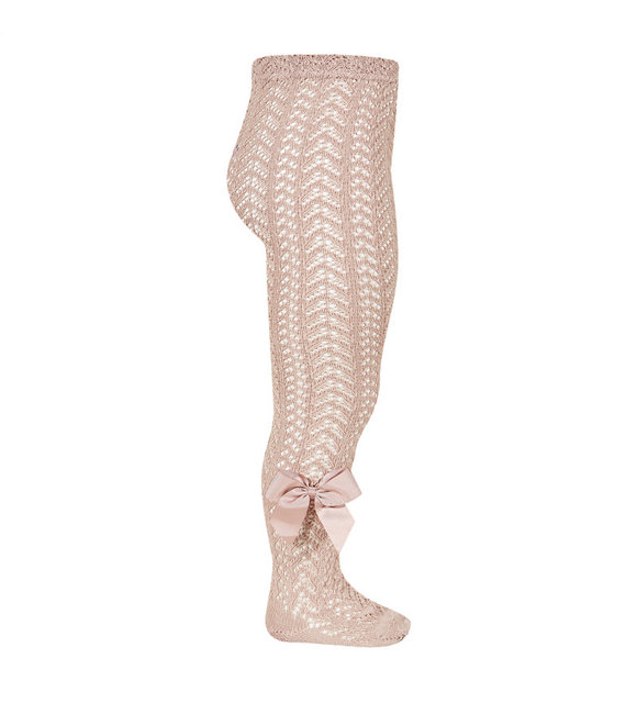 Condor Opengewerkte maillot met strik nude