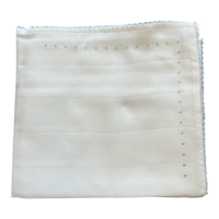 Baby Gi Hydrofiel doek wit/blauw