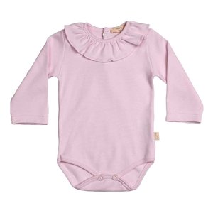 Baby Gi Romper met ruffle kraagje