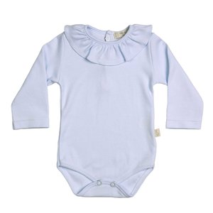 Baby Gi Romper met ruffle kraagje