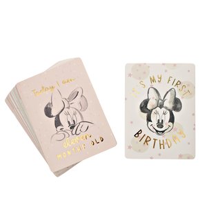 Disney Milestone cards Minnie Mouse
