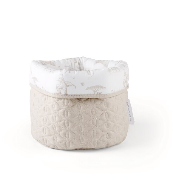 Théophile & Patachou Verzorgingsmand rond - Gewatteerd
