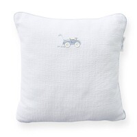 Théophile & Patachou Gewafeld Kussen geborduurd