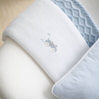 Théophile & Patachou Doopdeken 100x135cm - Gewafeld