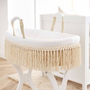 Théophile & Patachou Rieten reiswieg + Aankleding natureel franjes 2
