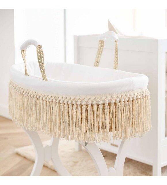 Théophile & Patachou Rieten reiswieg + Aankleding natureel franjes 2