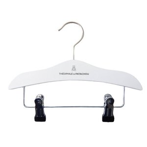 Théophile & Patachou Kleerhanger T&P met knijpers - Wit hout