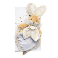 Doudou et Compagnie Doudou Sugar Bunny Wit/Goud