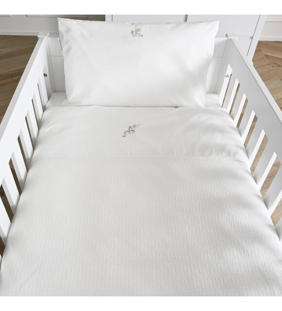 Théophile & Patachou Donsovertrek bed gewafeld 100x135cm  + sloop