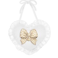 Monnalisa Babypakje met slabber en muts