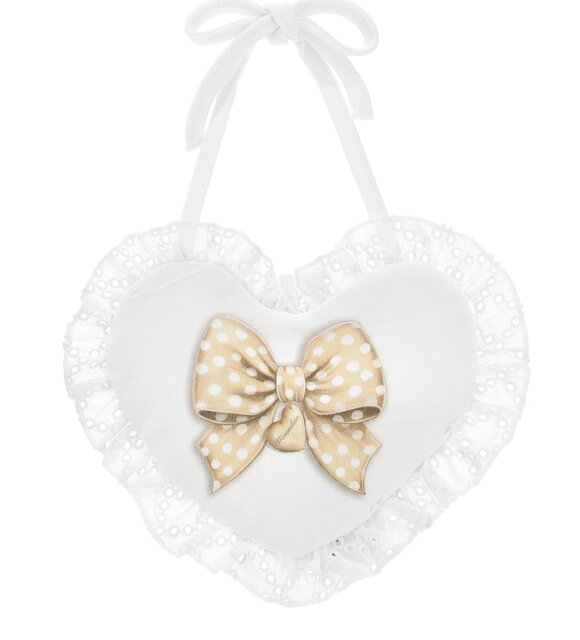 Monnalisa Babypakje met slabber en muts