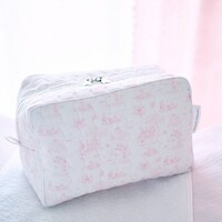 Théophile & Patachou Rechthoekig toilettas  - Gewatteerd gedrukt