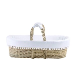 Théophile & Patachou Rieten reiswieg + Aankleding pompon