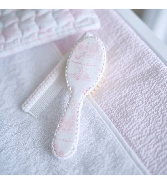 Théophile & Patachou Borstel en kam - bedrukt + zakje