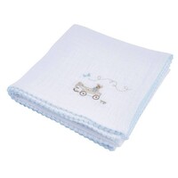 Théophile & Patachou 3 geborduurde tetra doek BP 60x60 + doos