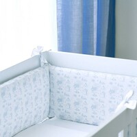 Théophile & Patachou Bedbeschermer 60cm - Katoen (60x60x60cm) H:30cm gedrukt