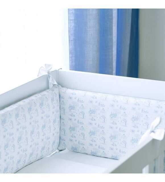 Théophile & Patachou Bedbeschermer 60cm - Katoen (60x60x60cm) H:30cm gedrukt