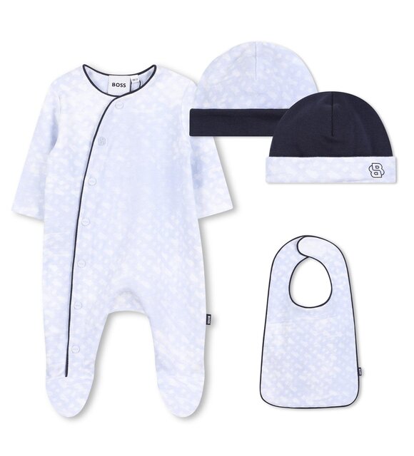 Hugo Boss Babypakje met muts en slabber