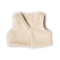 First Gilet fake fur